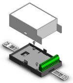 Gaurang Din Rail Enclosure 110 * 70 * 48.55mm for Electronic Home Automation PLC Switch box industrial boxes electrical box ABS enclosure Din Rail Enclosure Control Box (CEB-70-02) - Image 3