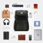 HARISSONS RHINO Laptop Backpack | 30L | Fits 15.6” Laptop | 420D PU-Coated Polyester & Vegan Leather | Office, Commute & Travel | Laptop Protection, Trolley Sleeve, Organizer - Image 8