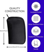 Cable Organisers, Tech Organizer Pouch, Waterproof Travel Storage Pouch for Laptop Accessories Charger Pouchs Cables Power Banks and Hard Drives Large Capacity Digital Bag for Men - Image 3