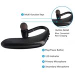 Drumstone TopRated 𝟏𝟓𝐘𝐫 𝐖𝐚𝐫𝐫𝐚𝐧𝐭𝐲 Bluetooth Wireless Single Ear Headset with Noise Cancelling Mic | Hands Free Earpiece with Ear Hook for Driving, Office Calls, Truckers & Business Use - Image 7