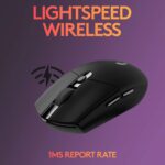 Logitech G304 Lightspeed Wireless Gaming Mouse, Hero Sensor, 12,000 DPI, Lightweight, 6 Programmable Buttons, 250h Battery Life, On-Board Memory, Compatible with PC/Mac - Black - Image 4