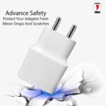 Fast Charger for Vivo Y20 / Y 20 vivo v7, v7+, v9, v9 Youth Charger Original Adapter Charger | Mobile Fast Charger | Android USB Charger with 1M Micro USB Charging Data Cable (2.4 Amp, White) - Image 3