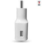 Fast Charger for Vivo Y20 / Y 20 vivo v7, v7+, v9, v9 Youth Charger Original Adapter Charger | Mobile Fast Charger | Android USB Charger with 1M Micro USB Charging Data Cable (2.4 Amp, White) - Image 5