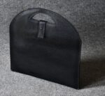 Chalk Factory Full Grain Leather Portable Sleeve/ Bag/ Slipcase for Asus A555LF-XX191T 15.6-inch Laptop #OR (Black) - Image 4