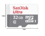 SanDisk Ultra SDSQUNS-032G-GN3MN 32GB 80MB/s UHS-I Class 10 microSDHC Card - Image 3