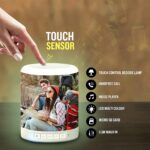 Print Photo Gift Customized Personalized Smart Touch Mood Lamp Bluetooth Speaker for Gifts (A) - Image 4