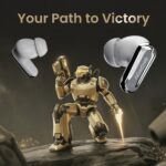DwOTS 717 PRO | ANC up to 32dB, 40HRS Playback, Fast Charging, Dual Pairing, Quad-mic ENC, Instant auto Connect, IPX5, Bluetooth v5.4, True Wireless Earbuds with mic (Arctic White) - Image 6