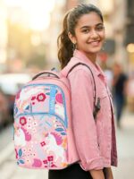 Safari Uniflora School Bag For Girls, Capacity - 36L, 2 Compartments Backpack For kids - Image 3