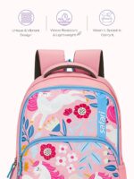 Safari Uniflora School Bag For Girls, Capacity - 36L, 2 Compartments Backpack For kids - Image 8