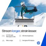 HP 14, Intel Core Ultra 7 155H (16GB DDR5, 512GB SSD) FHD, Anti-Glare, Micro-Edge, 14''/35.6cm, Win11, M365 Basic(1yr)* Office24, Silver, 1.4kg, gr1036TU, Backlit, HD Camera w/Shutter Laptop - Image 5