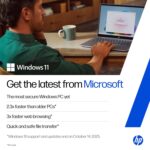 HP 14, Intel Core Ultra 7 155H (16GB DDR5, 512GB SSD) FHD, Anti-Glare, Micro-Edge, 14''/35.6cm, Win11, M365 Basic(1yr)* Office24, Silver, 1.4kg, gr1036TU, Backlit, HD Camera w/Shutter Laptop - Image 9