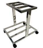 Office Home Inverter Trolley for Home Office (Steel, for Double Battery) - Image 3