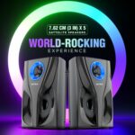 Intex ROAR-800 Auxiliary, Bluetooth Deep Bass Home Theater with Subwoofer 5.1 Channel with 80W Premium Signature Sound, Multiple Connectivity Modes, Master Remote and Sleek Finish (Black) - Image 5