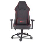 Green Soul Glance Multi-Functional Ergonomic Gaming Chair, Premium Leatherette Chair with Best in Class Comfort, Adjustable Neck & Lumbar Pillow, 4D Adjustable Armrests (Black & Red) - Image 4
