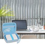 ALLPRIMO Case Compatible with GL SFT1200/ MT3000/ MT1300/ A1300/ AR750S-Ext Wireless Travel Router, Portable WiFi Storage Holder for Ethernet Cable & Power Adapter (Box Only) - Blue - Image 8