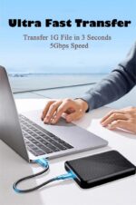 Ultra Slim Portable External Hard Drive USB 3.0 HDD Storage for PC, Mac, Laptop, PS4, Xbox one (250GB) - Image 5