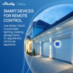 Shelly 1 Gen3 | WiFi Smart Relay Switch with Dry Contacts, 1-Channel 16A | Home Automation | Alexa, SmartThings & Google Home Compatible | No Hub | DIY Remote Control | Garage Door Opener - Image 4