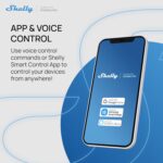 Shelly 1 Gen3 | WiFi Smart Relay Switch with Dry Contacts, 1-Channel 16A | Home Automation | Alexa, SmartThings & Google Home Compatible | No Hub | DIY Remote Control | Garage Door Opener - Image 6