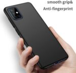 ZEDN Mobile Back Case Cover for Samsung Galaxy A71, Sm-A715F/Ds, Sm-A715F/Dsn, Sm-A715F/Dsm Mobile Back Cover (Silicone Case|CameraProtection|Black SC1011) - Image 4