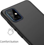 ZEDN Mobile Back Case Cover for Samsung Galaxy A71, Sm-A715F/Ds, Sm-A715F/Dsn, Sm-A715F/Dsm Mobile Back Cover (Silicone Case|CameraProtection|Black SC1011) - Image 5