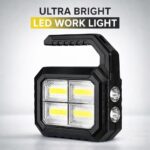 Multipurpose Emergency Rechargeable Solar Emergency Light Lantern | Ultra-Bright LED | Portable, Weather-Resistant Power Bank for Camping, Home and Car | Multicolor (Color May Vary) - Image 3