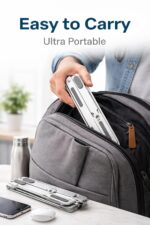 Adjustable Laptop Stand for Desk | Aluminium Foldable Laptop Riser | 7 Angle Ergonomic Portable Notebook Stand | Compatible with 10-17 Inch Laptops | Anti Slip Cooling Design - Image 3