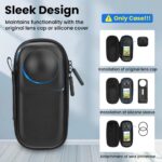 ZORBES® Carrying Case for Insta 360 X4 X5 (for Original Lens Cap), Portable Small Storage Bag Protective Cover Hard Shell Travel Protector with Carabiner for Insta360 X4 X5 Accessories - Image 3