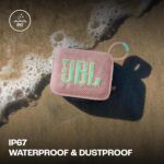 JBL Go 4 in Pink - Portable Bluetooth Speaker Box Pro Sound, Deep Bass and Playtime Boost Function - Waterproof and Dustproof - 7 Hours Runtime - Image 6