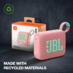 JBL Go 4 in Pink - Portable Bluetooth Speaker Box Pro Sound, Deep Bass and Playtime Boost Function - Waterproof and Dustproof - 7 Hours Runtime - Image 8