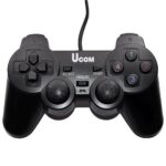 BVG USB Joystick, UCOM USB PC Dual Shock Controller, Wired Gaming Gamepad, Black, Compatible with Windows 11/10/8/7 - Image 3