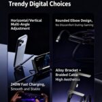 2 in 1 Invisible Holder Charger Cable, 240W Braided Fast Charge Cable with Built-in Phone Stand, 2026 New Foldable Durable USB-C Cord for Phone, Tablet, Laptops Quick Charge, Desk & Car Use - Image 7