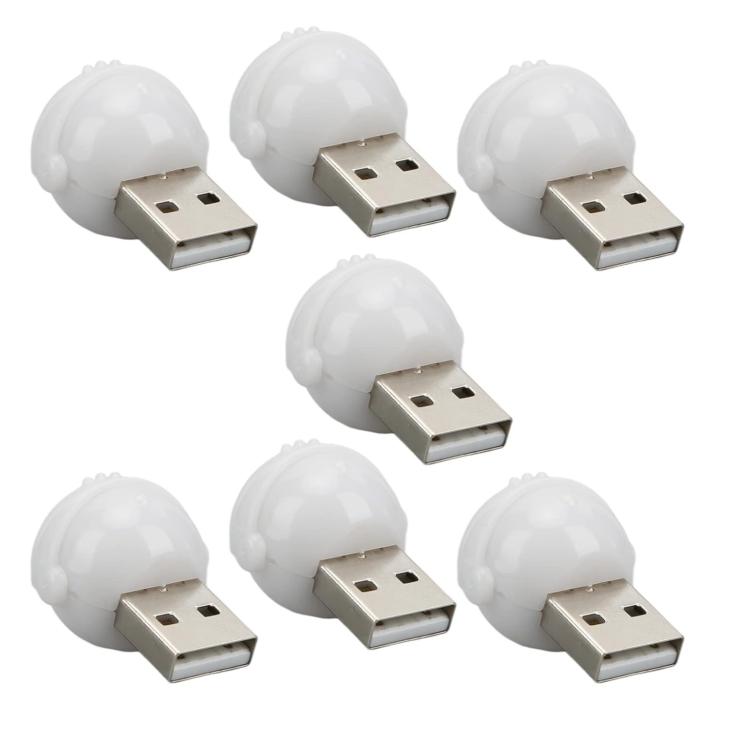 7pcs LED Car Interior Lamp 7‑Color USB Ambient Lamp Auto Decorative Ambient Lamp for Computers Laptop Power Bank - Image 8