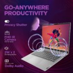 Lenovo IdeaPad Slim 5 Intel Core Ultra 5 125H Built-in AI 14" (35.5cm) WUXGA-OLED 400Nits Thin & Light Laptop (16GB/1TB SSD/Win 11/Office 21/FHD+IR Camera/Alexa/1Yr ADP Free/Grey/1.4Kg), 83DA003GIN - Image 5