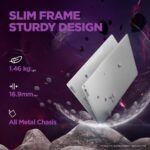 Lenovo IdeaPad Slim 5 Intel Core Ultra 5 125H Built-in AI 14" (35.5cm) WUXGA-OLED 400Nits Thin & Light Laptop (16GB/1TB SSD/Win 11/Office 21/FHD+IR Camera/Alexa/1Yr ADP Free/Grey/1.4Kg), 83DA003GIN - Image 6