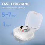 Smart Ring for Women & Men, Enamel Smart Ring，Health Fitness Tracker with Heart Rate Monitor,Sleep Tracking, Step Counter, for iPhone Android Blue (#8) - Image 7