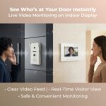 Trueview Video Door Phone with Camera | Wired Smart Door Phone | Two-Way Audio | Indoor Monitor Support | Visitor Calling System for Home & Office - Image 3
