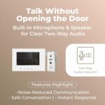 Trueview Video Door Phone with Camera | Wired Smart Door Phone | Two-Way Audio | Indoor Monitor Support | Visitor Calling System for Home & Office - Image 4