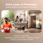 Trueview Video Door Phone with Camera | Wired Smart Door Phone | Two-Way Audio | Indoor Monitor Support | Visitor Calling System for Home & Office - Image 9