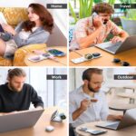 ChargeWave 3-in-1 Wireless Charger for iPhone 17/16/15/14/13/12 Series | 20W MagSafe Compatible Magnetic Foldable Wireless Charging Station for Apple iPhone, Watch & AirPods - Image 7