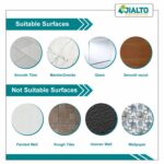 JIALTO 2 Pcs Aluminum Wall Mounted Bathroom Organiser | Floating Shelf for Wall for Bathroom Cabinet | Multifunctional Large Capacity Bathroom Rack | Bathroom Shelf for Wall (Gold) - Image 6