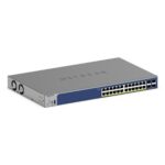 Netgear GS728TXPv3 24-Port Gigabit Ethernet PoE+ Smart Switch w/ Optional Remote/Cloud Management and 4 SFP+ Ports (190W) - Image 3