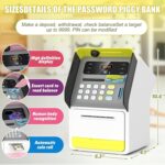 Lumo Brilliant Toys Smart ATM Piggy Bank for Kids | Electronic Money Saving Box with Light, Sound, Card Slot & Password Lock | Age 3+ Random Color Will be Dispatched - Image 4