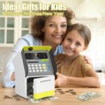 Lumo Brilliant Toys Smart ATM Piggy Bank for Kids | Electronic Money Saving Box with Light, Sound, Card Slot & Password Lock | Age 3+ Random Color Will be Dispatched - Image 6
