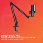 Audio Array AM-C40 Large Diaphragm USB Condenser Microphone Kit | Boom Arm & Pop-Filter | 96kHz/24bit No Latency Headphone Monitoring with Mute & Volume Control Knob | Singing, Podcasting & Streaming - Image 5