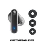 Skullcandy Smokin Buds Wireless in Ear Earbuds – ENC Clear Calls, Music/Movie/Podcast EQ Modes, 20Hr Battery + Rapid Charge, Touch Controls, Solo Bud Use, IPX4 Water Resistant (Black) - Image 6