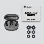 Skullcandy Smokin Buds Wireless in Ear Earbuds – ENC Clear Calls, Music/Movie/Podcast EQ Modes, 20Hr Battery + Rapid Charge, Touch Controls, Solo Bud Use, IPX4 Water Resistant (Black) - Image 7