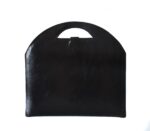 Chalk Factory Full Grain Leather Portable Sleeve/ Bag/ Slipcase for Dell Inspiron 5558 15.6-inch Laptop #OR (Black) - Image 5