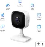 TP-Link Tapo 2K Security Camera for Baby Monitor, Dog Camera w/ Motion Detection, 2-Way Audio, Night Vision, Cloud & SD Card Storage (Up to 512 GB), Works w/ Alexa & Google Home, 2-Pack (Tapo C110P2) - Image 3