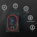 Smart Thermostat, LCD Programmable Knob Control, Touch Screen Water Heating Thermostat for Home, Hotel, Office, AC 95V-240V (Wireless Fidelity Model, for - Image 3