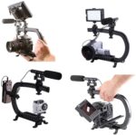 BKN DSLR Stabilizer Handheld Video Action Stabilizing Handle Grip C Shape Professional Vlogging for Smart Phones GoPro Canon Nikon Sony Panasonic Pentax Olympus Camera Camcorder - Image 5